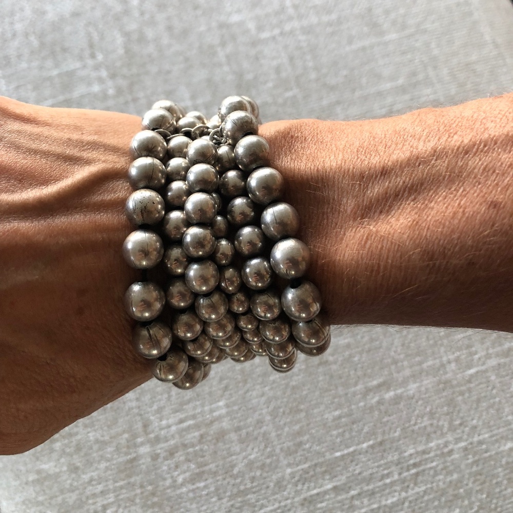 Metal Pointus Silver Bracelet Paris